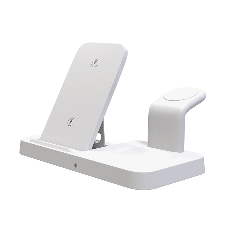 Fast Wireless Charging Station; 3 in 1 Wireless Charger Stand for iPhone 15 14 13 12 11Pro Max XR XS 8 Plus, for Apple Watch 8 7 6 5 4 3 2 SE, for Airpods 3 2 Pro