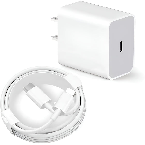 Fast iPhone/iPad Charger [Apple MFi Certified] with USB C to Lightning Cable