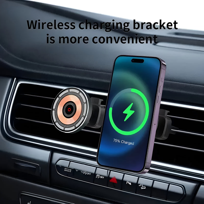 MAGNETIC WIRELESS CAR CHARGER; Compatible with MagSafe Car Charger [Air Vent Phone Holder Mount for iPhone]